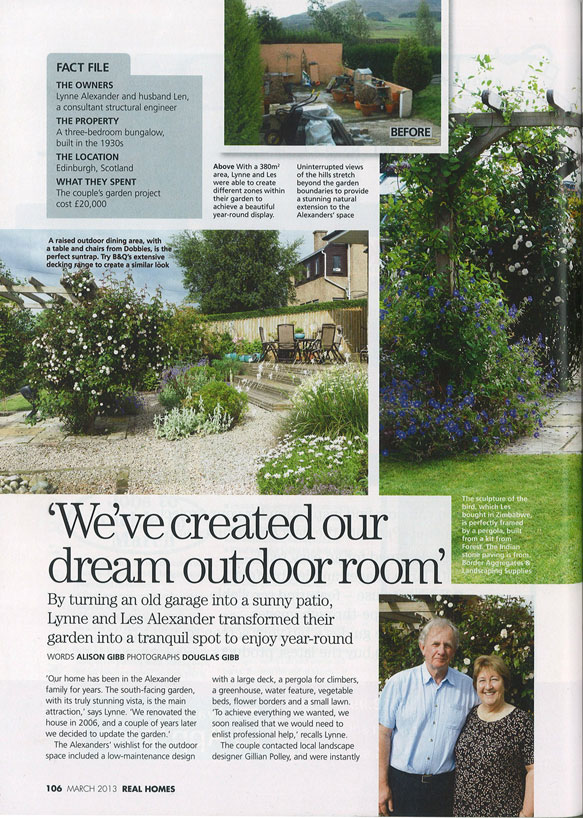 Real Homes - We've created our dream outdoor room