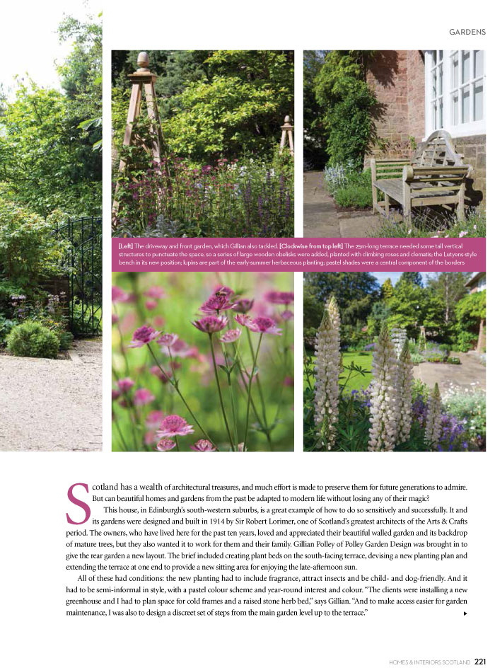 Homes & Interiors Scotland - Growing Out of the Past article