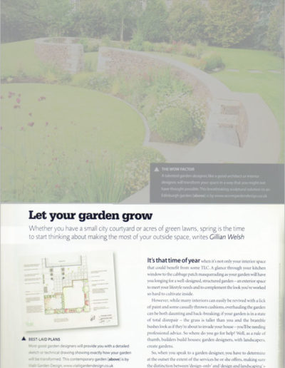 Homes and Interiors Scotland - Let your garden grow