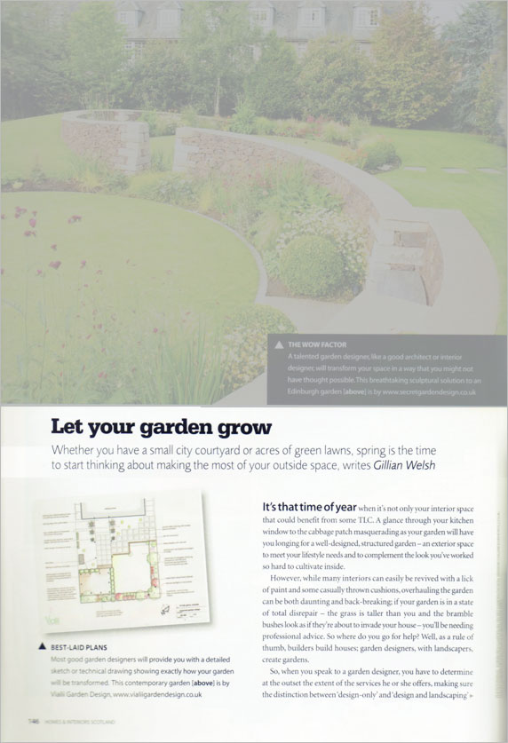 Homes and Interiors Scotland - Let your garden grow