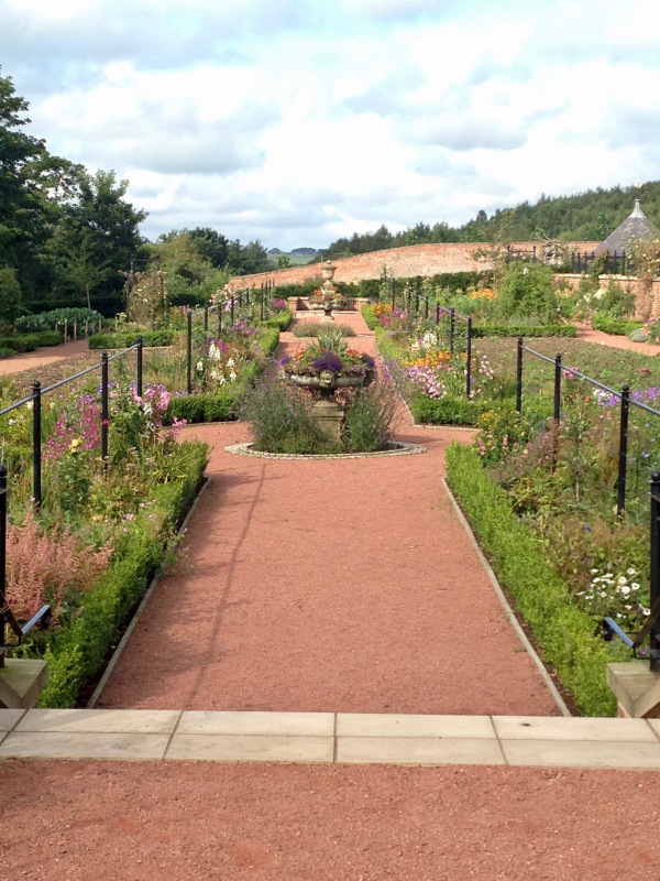 walled garden at Dumfries House