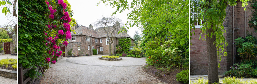 An Arts and Crafts House Front Garden and Driveway