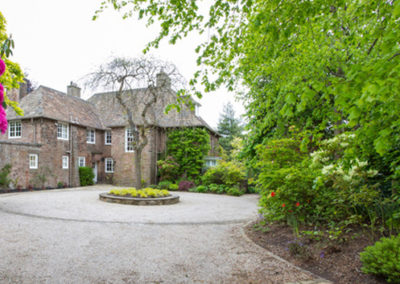 An Arts and Crafts House Front Garden and Driveway