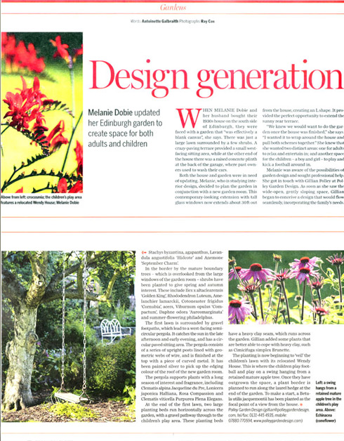 Scotland on Sunday Design Generation