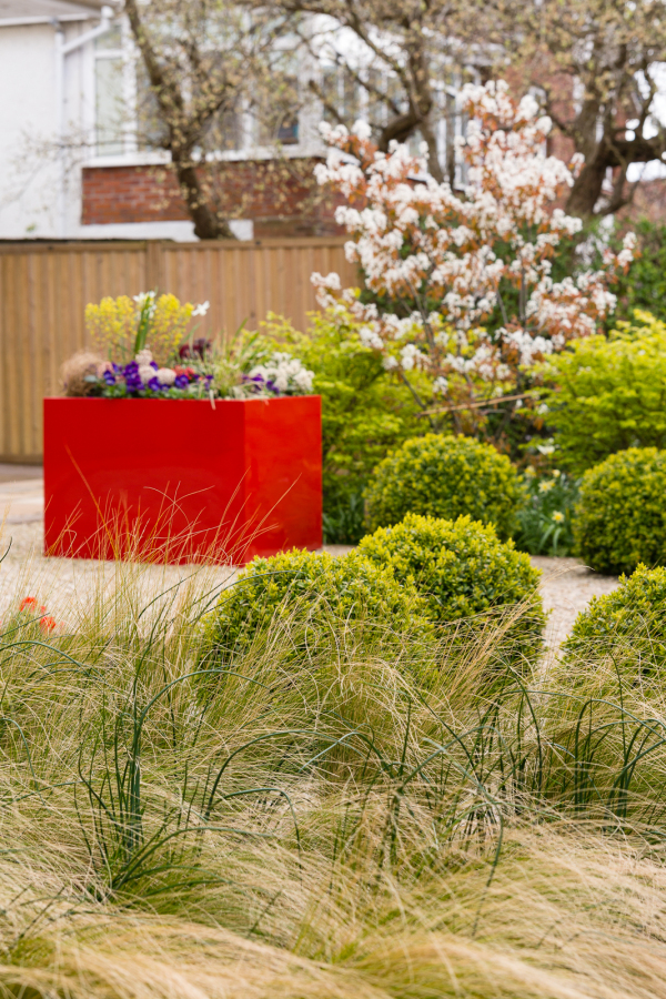 structure in a front garden