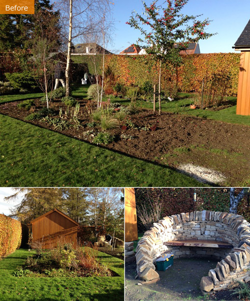 Potager Garden before