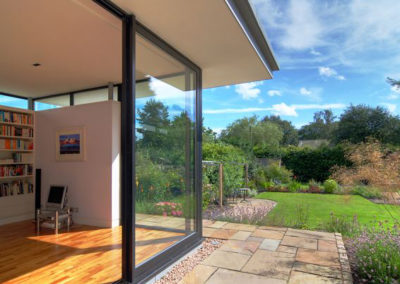 A Flowing Family Garden - a garden design to compliment a new garden room extension