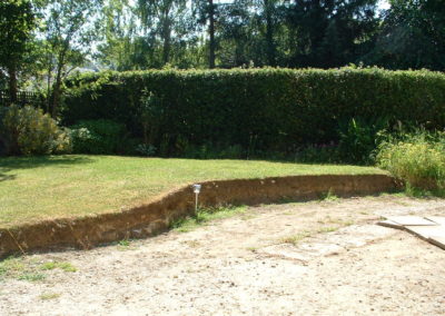 A Woodland Garden - during the build