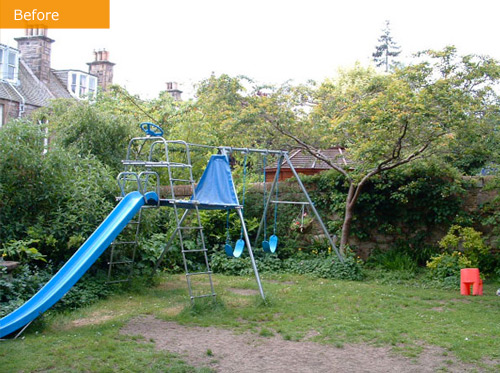 A Family Garden Challenge - before
