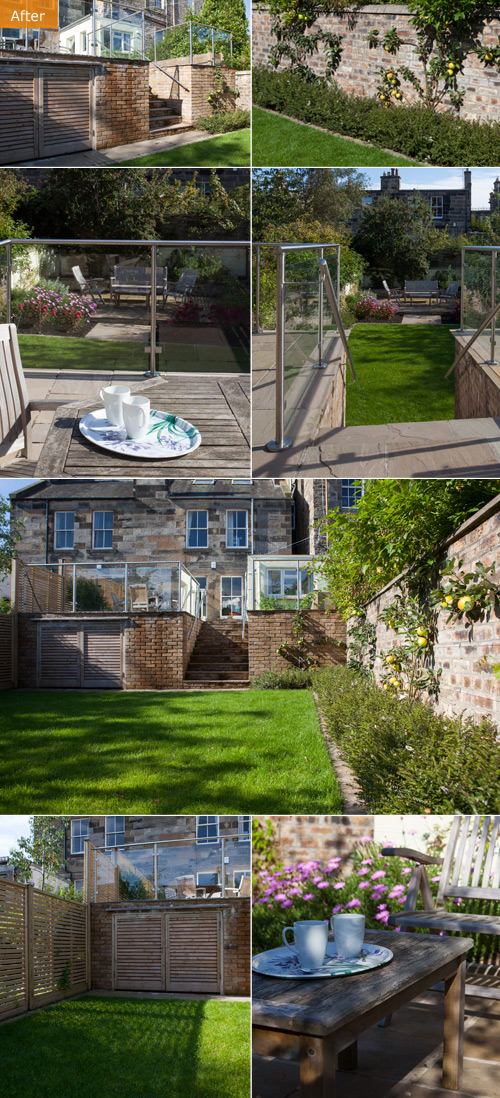A Contemporary Family Garden - after