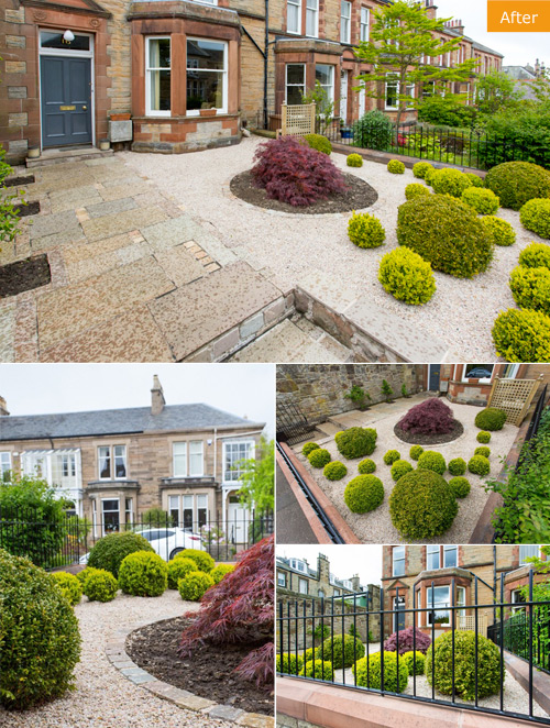 A Small Front Garden - after