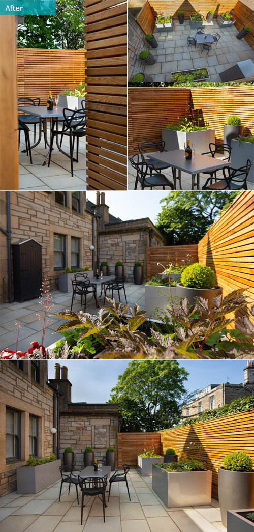 A Mews courtyard garden - after photos