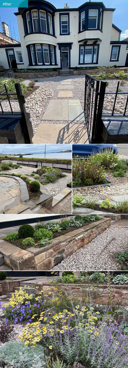 Villa with a Seascape Garden